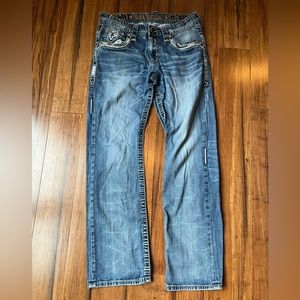 33 x 32 Rock Revival Orsen relaxed straight Jeans